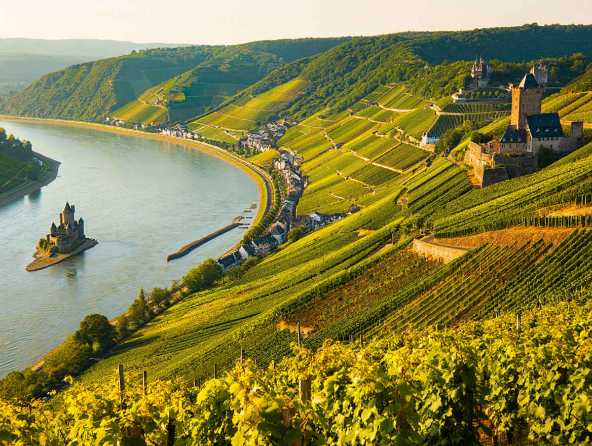 Rheintal – Historische Burgen und Weinberge entlang des Rheins